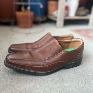 Clarks Men's Brown Leather Loafers